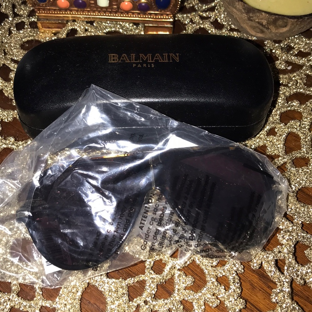 🔥BALMAIN 🔥AVIATORS 🔥SUNGLASSES 60 mm size - Picture 1 of 8